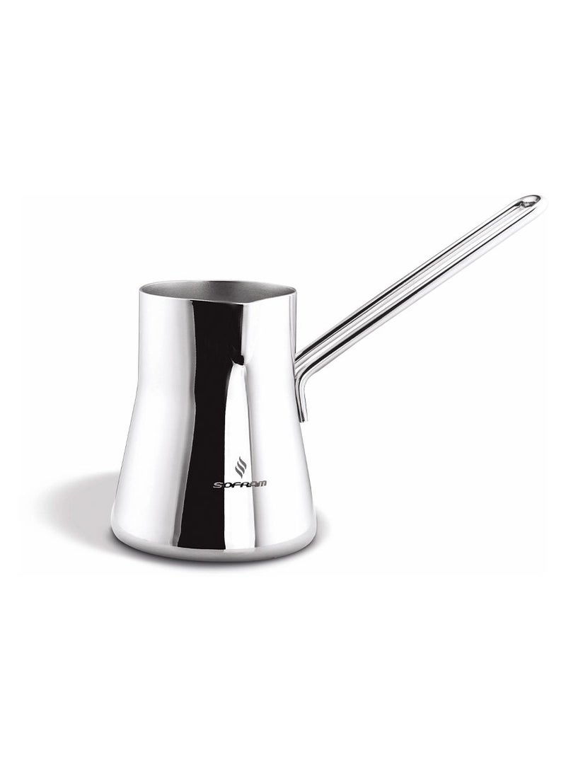 سوفرام ركوة قهوة سوفرام استيل تركي عالي الجودة سعة 580 مل - Image 4