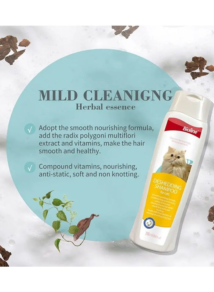 بايولاين شامبو بيولاين لإزالة تساقط الشعر للقطط 200 مل [الحجم - 200 مل] - Image 2