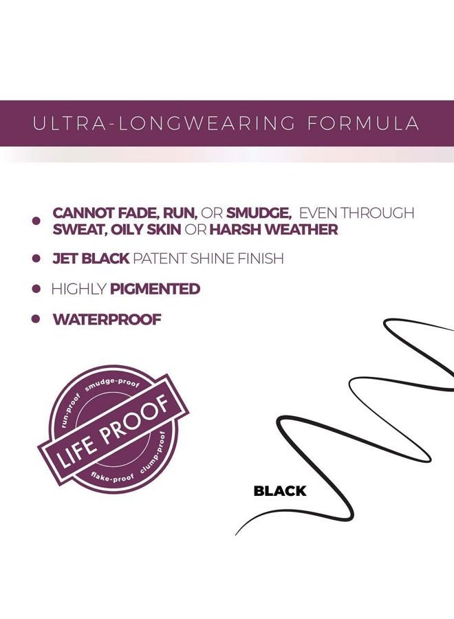 Blinc Micropoint Eyeliner Pen, Liquid Eyeliner Pen with ultra-precise Felt Tip, No-Skip, Ultra-Longwearing Highly-Pigmented Waterproof Eye Liner, Vegan, Gluten-Free and Cruelty-Free, 0.5mL/0.017 Fl Oz - Image 5