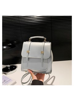 Vintage British Style Large Capacity Womens Backpack Silver