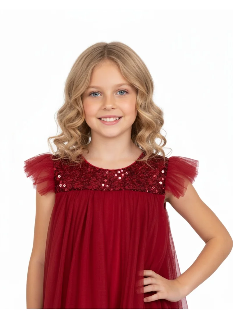 دىدانيالا فستان تول بصديري مرصع بالترتر