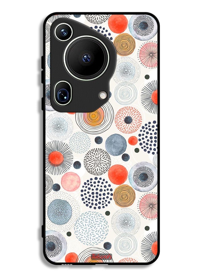 Tolwak Huawei Pura 70 Ultra Protective Case Cover Cotton Flowers Pattern - Image 1