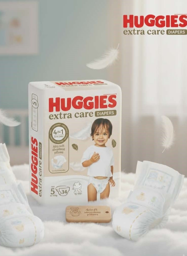 هجيز حفاضات هجيز - مقاس 5 - 34 حفاضة - Image 4