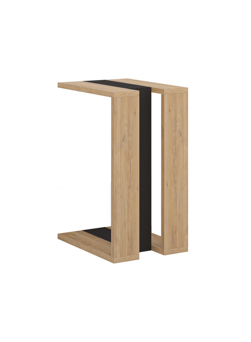 Mourah Home Muju C Table - Oak/ Silky Black - 2 Years Warranty  - Image 4