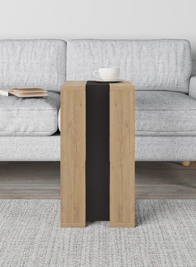 Mourah Home Muju C Table - Oak/ Silky Black - 2 Years Warranty  - Image 2
