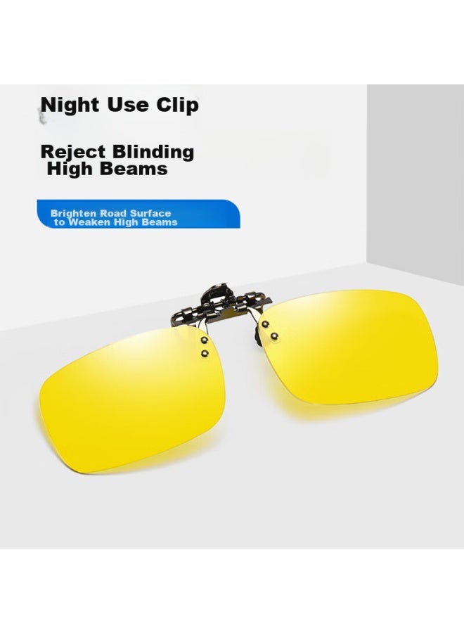 Lovedru Lafudru Night Vision Clip-on, Photochromic Polarized Myopia Gl Clip, Brightening And Sharpening, Reducing Glare, Day And Night Use, Anti-glare - Image 3