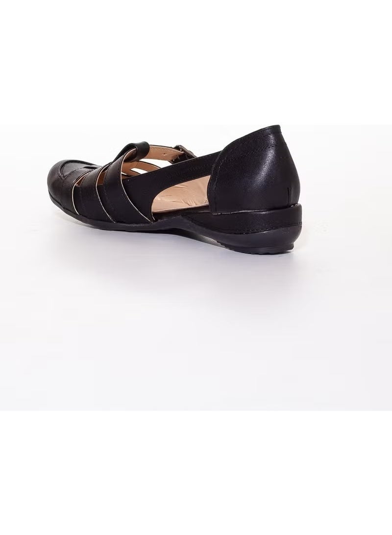 Slices Shoes Buckle Black Women's Ballerinas - Image 4