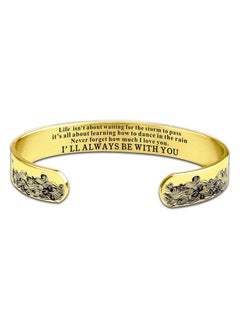 Wave bracelet I'll ALWAYS BE WITH YOU 10mm