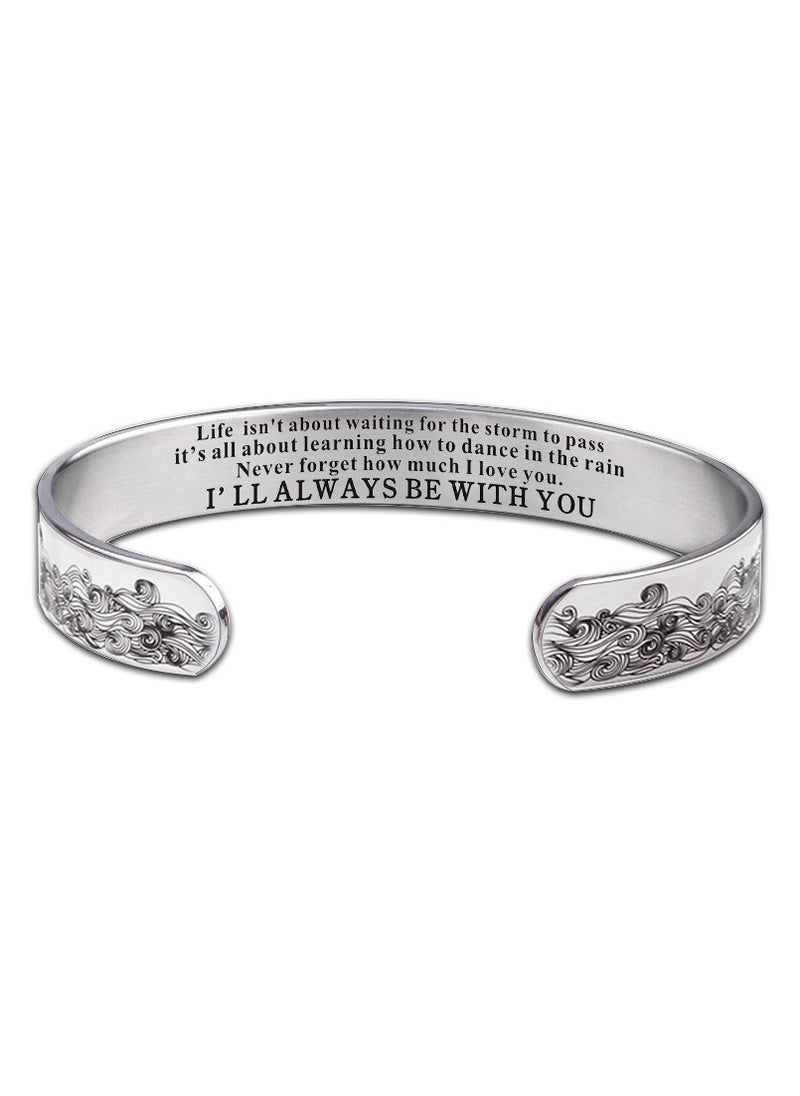 Generic - Wave bracelet I'll ALWAYS BE WITH YOU 10mm - Image 1