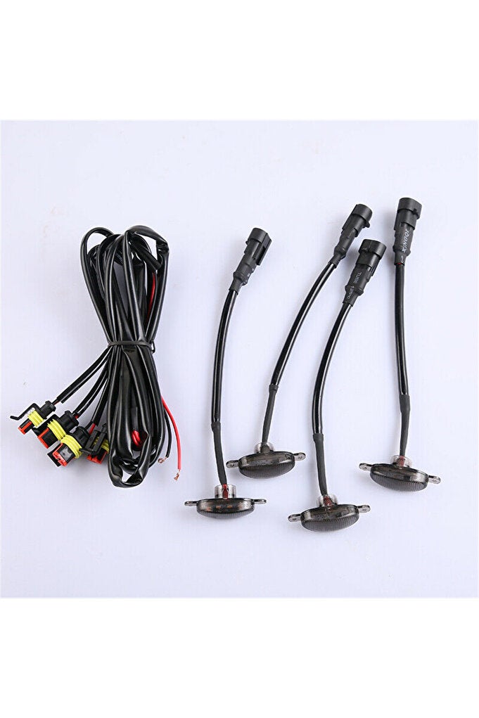 rayihni 4PCS Front Grille LED Light For Jeep For Grand For Cherokee 2003-2021 Amber LED Running Lights Ra... - Image 3