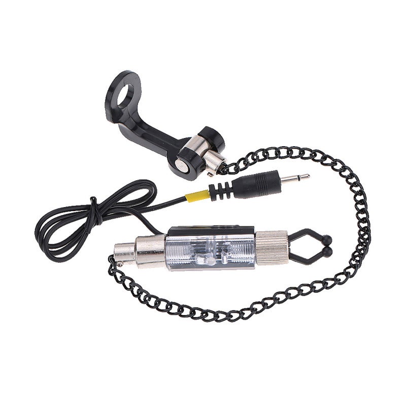 COONOR Iron Fishing Bite Alarm Chain Hanger Swinger LED Illuminated Indicator - Image 1