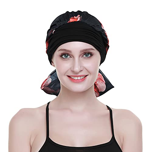 FocusCare Cancer Headwrap Scarf Caps For Women Chemo Sleep Beanie Party Headcover - Image 5