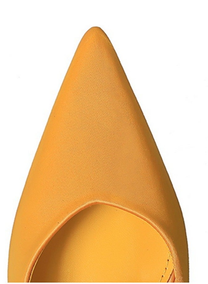 بيج تري المرأة مغلقة أشارت إصبع القدم كعب عالي مع أحزمة الكاحل ساندال مضخات لون الخزج 9.5CM - Image 5