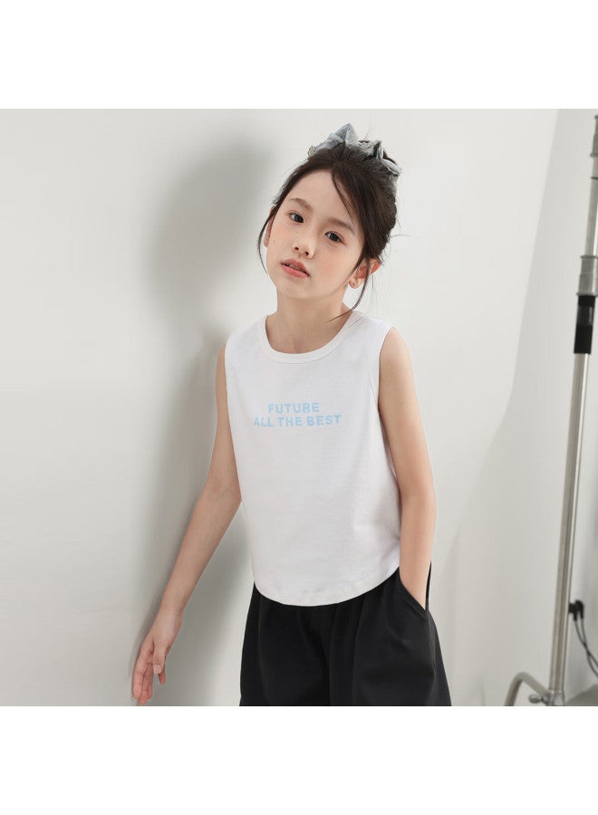 Luson Chen Dazhu Girls' Striped Shirt Thin Stylish Big Kids Early Autumn Top Children's Shirt - Image 1