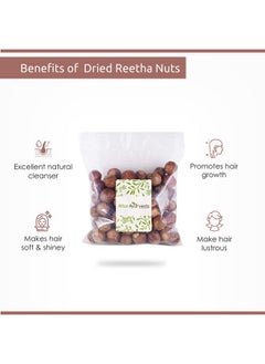 ATTAR AYURVEDA Dried Reetha Nuts/Soapnuts For Hair (500 Grams, Whole) | 100% Natural, Preservative Free | Selected Quality  - Image 4