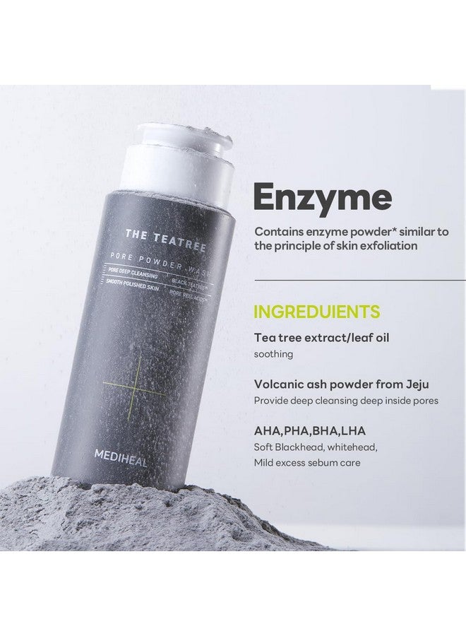 ميدي هيل غسول بودرة مسام شجرة الشاي من ميدي هيل (1.76 أونصة) - منظف عميق لطيف للمسام مع فقاعات حمض الساليسيليك اللطيفة والغنية لإزالة الرؤوس السوداء - Image 4