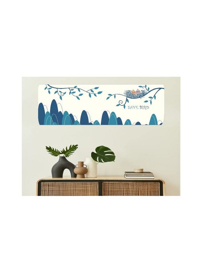 DARSHANAM WORLD DARSHANAM WORLD Polyester Beatiful Designer Ac Cover For 1.5 Ton/ Printed Air Conditioning Dust Cover Folding Design Cover For Indoor And All Type Ac Split Cover(97 X 31 X 21.5Cm)  - Image 4