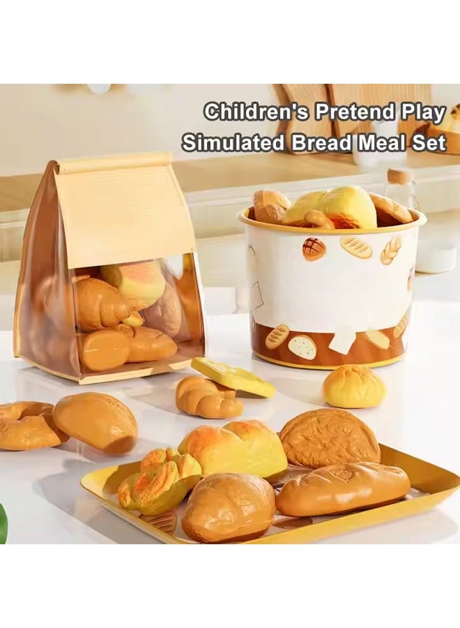 Kids Pretend Play Food Set, Play Food for Kids Kitchen,Artificial Play Kitchen Toys with Kitchen Playset Accessories,for Pretend Play, Kids Toddler Childrens Birthday Gifts,for Age 3 4 5 6 Girls and Boys  - Image 4