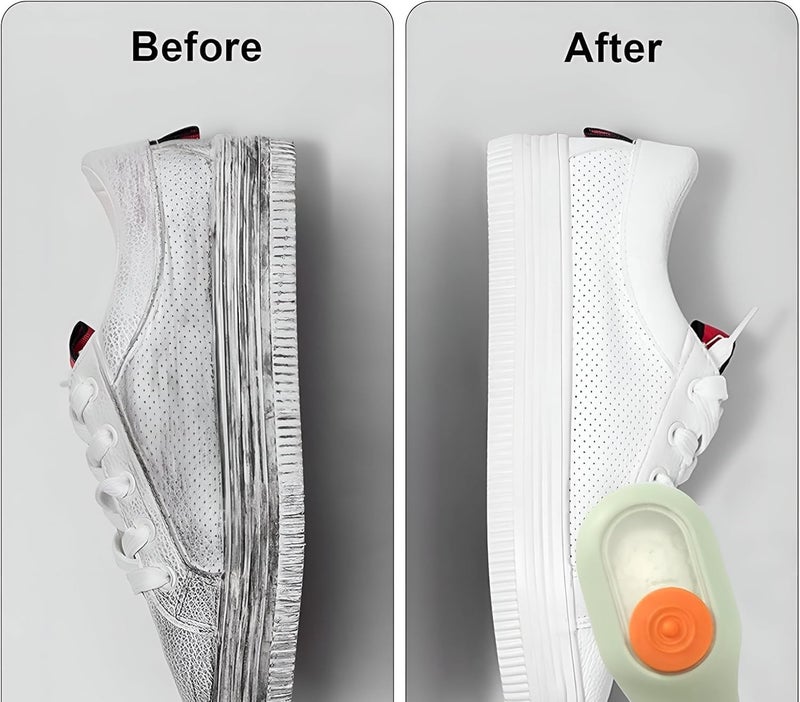 2 Pieces Reservoir Cleaning Brush for Liquid and Detergent Multi Color Practical Design Ergonomic Handle Helps Remove Stains and Dirt from Shoes and Bags - Image 4