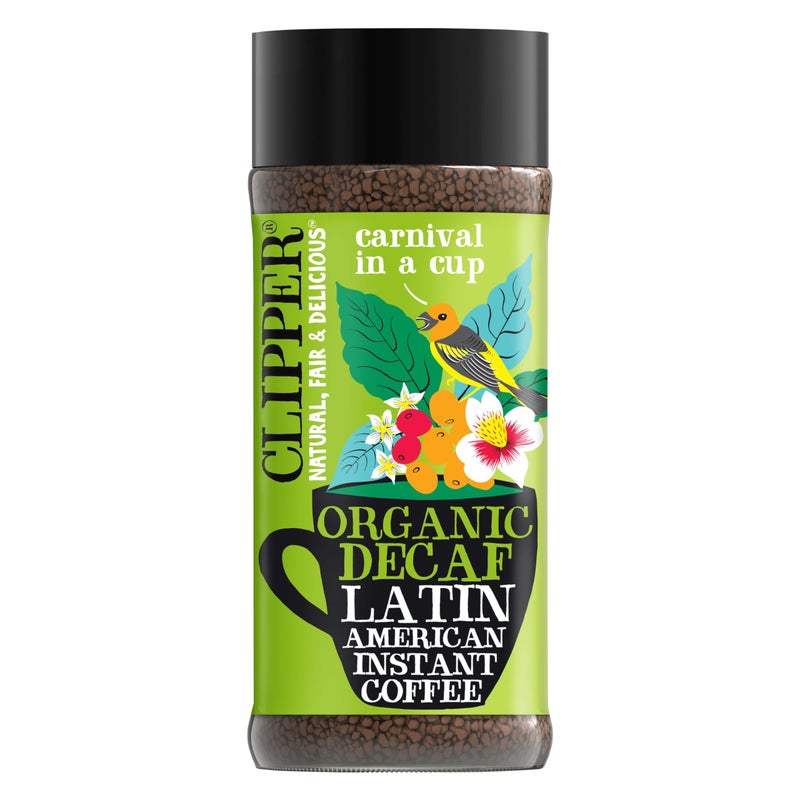 قهوة كليبر: قهوة لاتينية خالية من الكافيين سريعة التحضير - قهوة محمصة متوسطة، مجففة بالتجميد ومصادرها أخلاقية - 100 جرام (3.53 أونصة) - Image 1