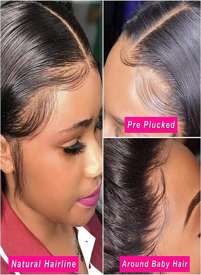 New You NewYou 26 Inch Straight Lace Front Wigs Human Hair Pre Plucked for Black Women 13x4 Lace Frontal Wigs Human Hair 200 Density Glueless Wigs Human Hair - Image 5