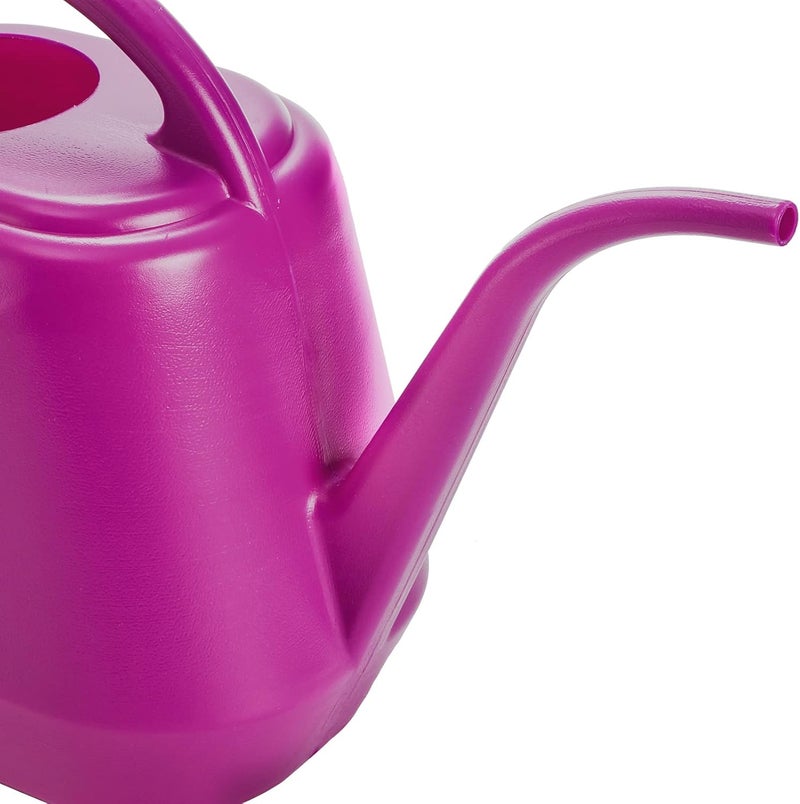 Fasmov Plastic Watering Can, Rose Red, 1-Gallon - Image 2