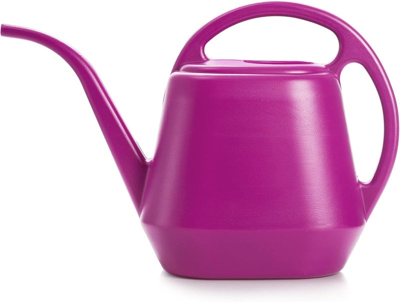Fasmov Plastic Watering Can, Rose Red, 1-Gallon - Image 1