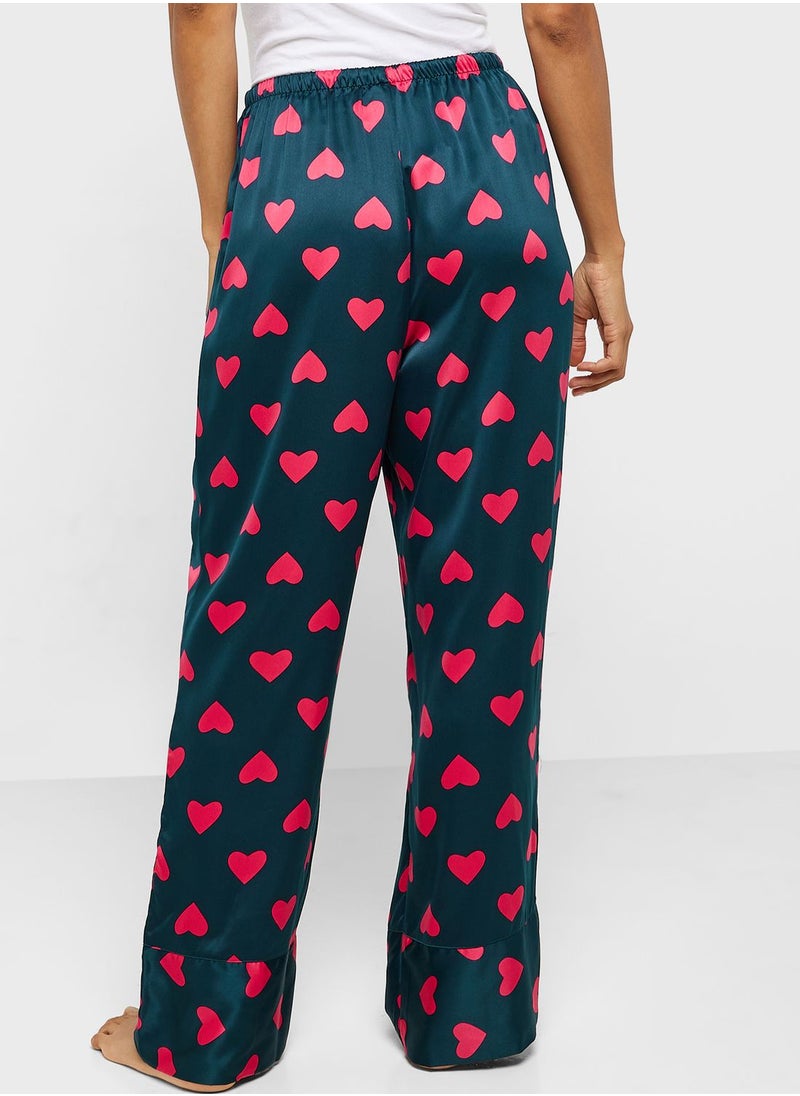 hunkemoller - Heart Print Pyjama - Image 1