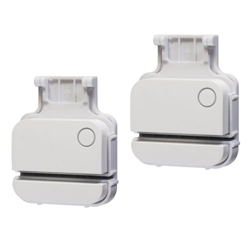 Crvicv Garage Door Bracket Compatible with R-ing Alarm Contact Sensor (2nd Gen), Easy Installation, Durable Design, Pre-Installed Double-Sided mounting Tape, (Screws Included) (2 Pack) - Image 1