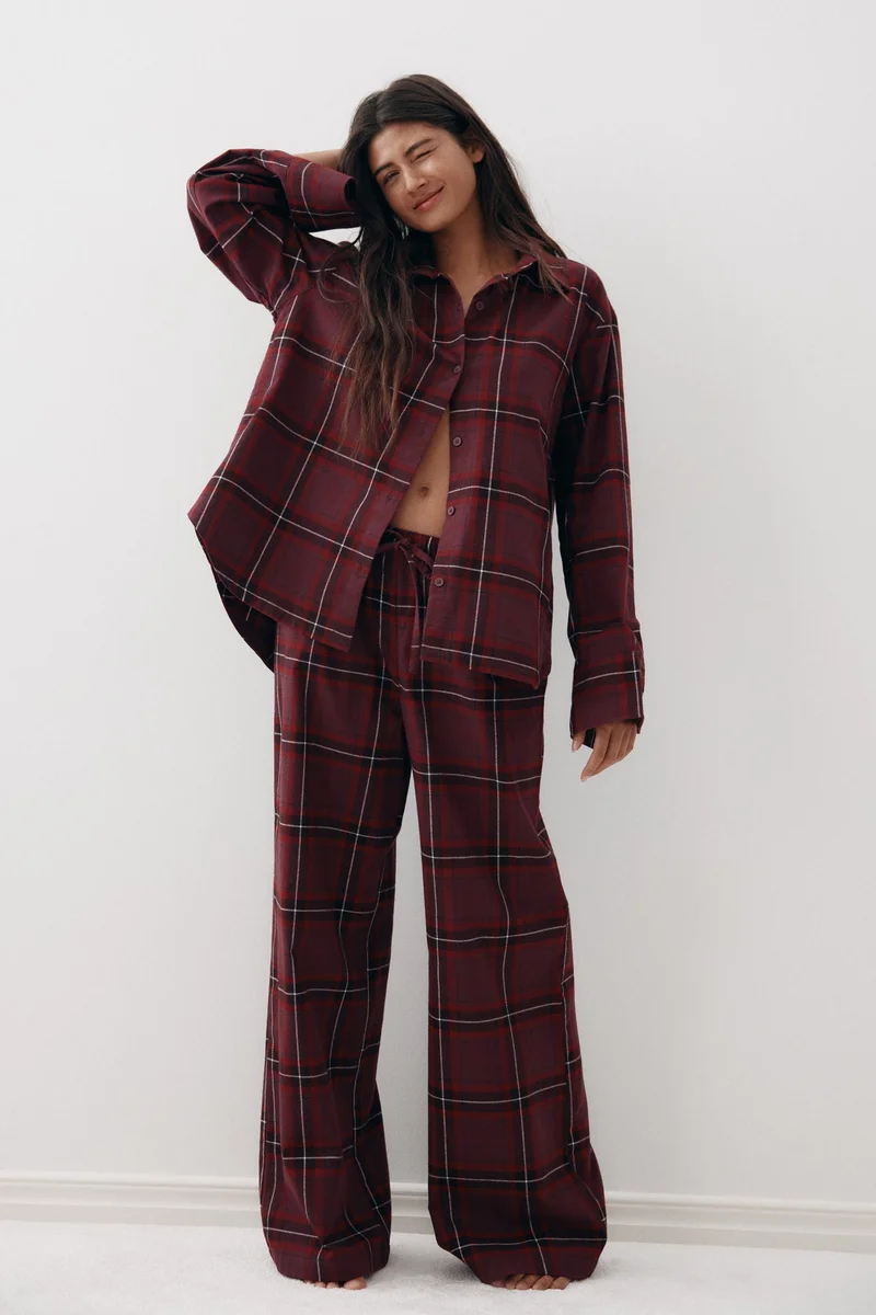 H&M Cotton flannel pyjamas