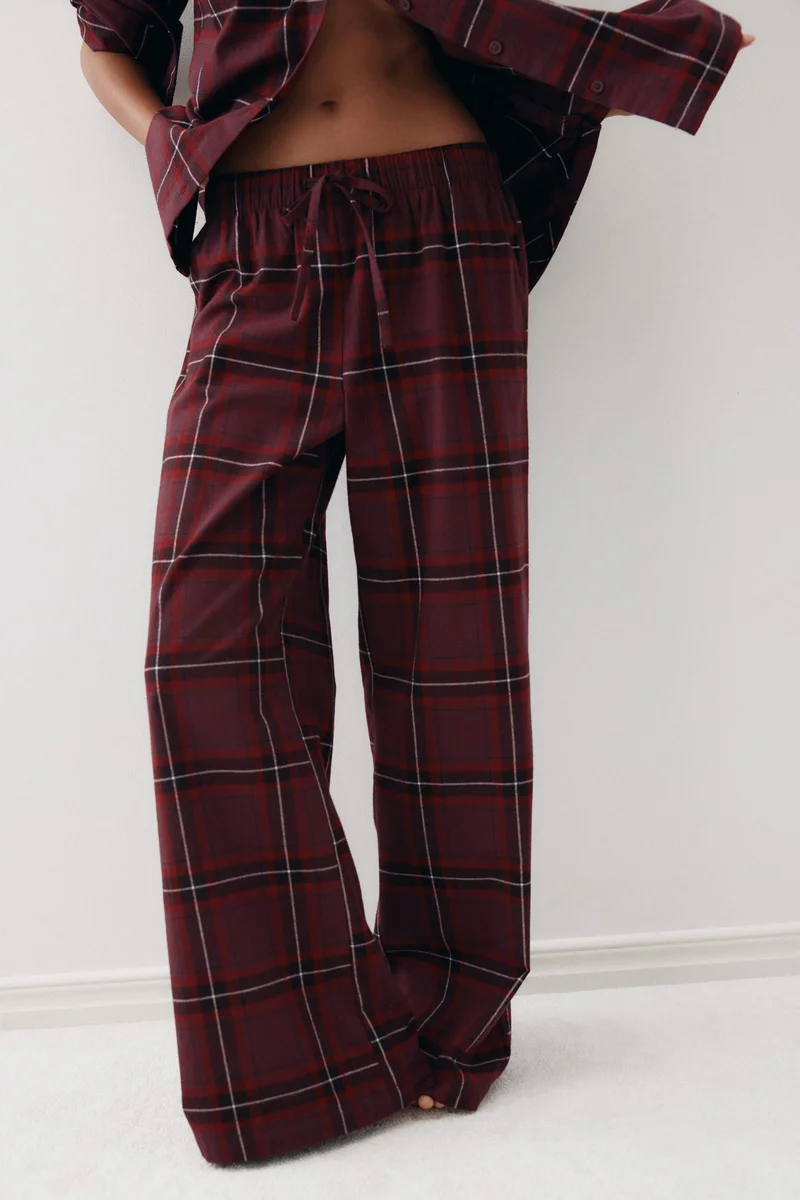 H&M Cotton flannel pyjamas