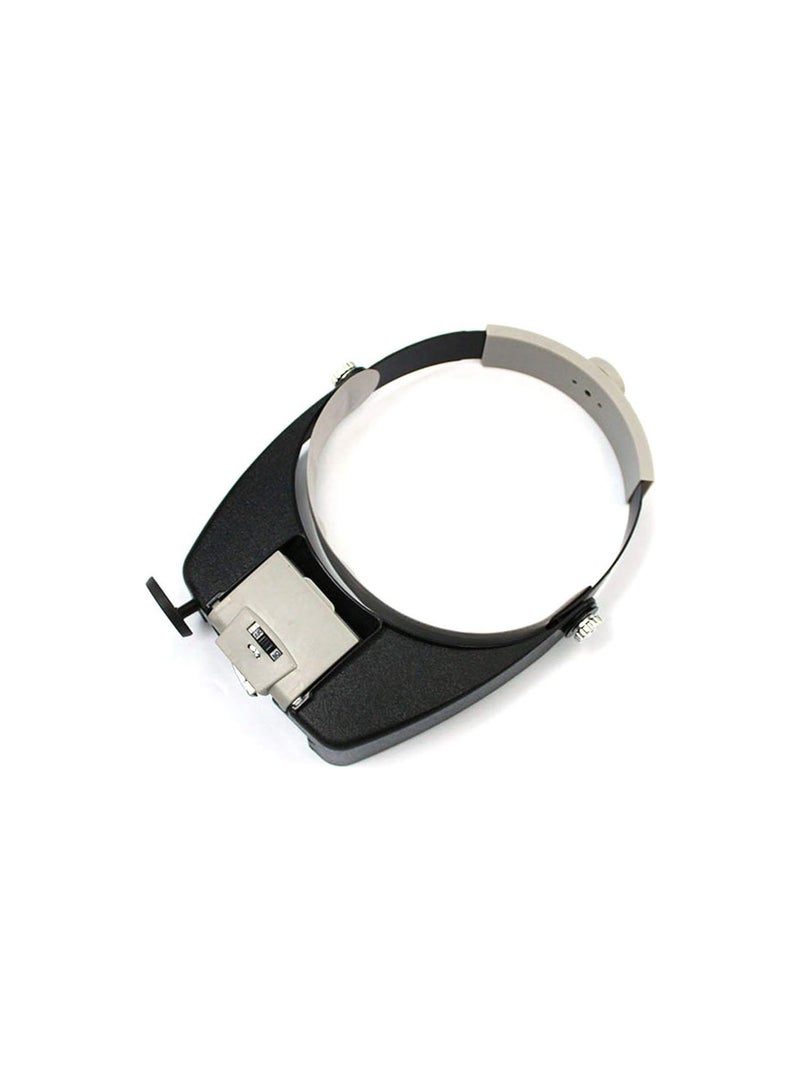 GGOOT LED Lamp Light Headband Jewelry Magnifying Glass Head Loupe Reading Magnifier Headband LED Light Magnifying Glass Lens Visor - Image 2