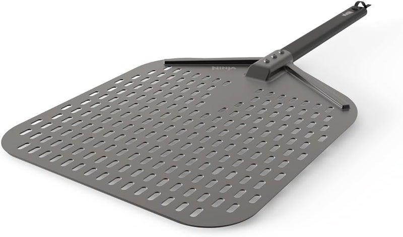 Ninja FlexFlame Upgrades 16 Perforated Pizza Peel Lightweight Durable Aluminum HeatSafe up to 600F XL Surface XSKXLPIZAPEL - Image 1
