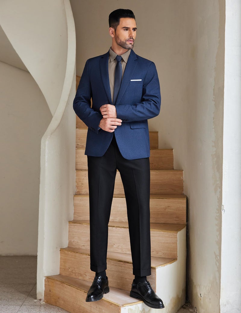 COOFANDY Men Formal Long Sleeve Shirt Tailored Fit Spread Collar Dress Shirt Business Shirt Khaki - Image 3