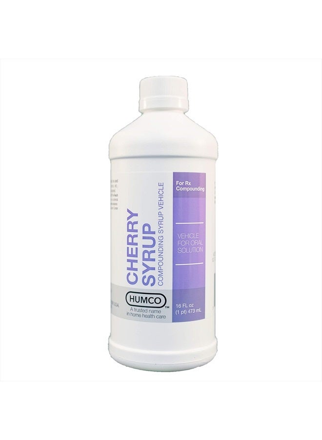 humco Cherry Syrup, 16 oz., Syrup Vehicle for Oral Solution - Image 1
