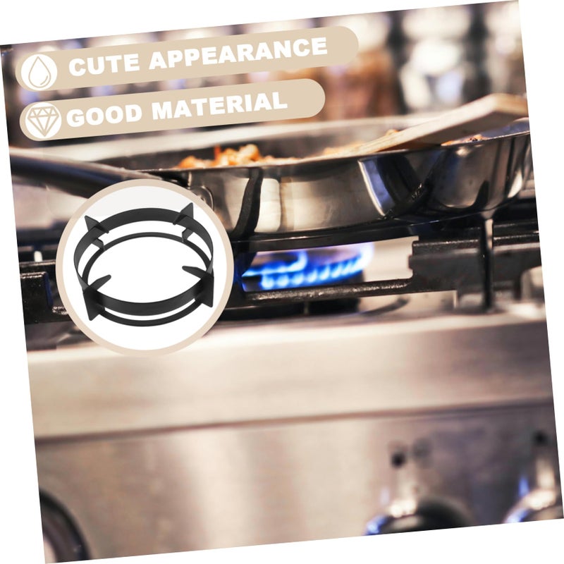 Heavy Duty Non Slip Round Pot Holder Wok Stand Rack For Gas Stove Quick Installation - Image 4