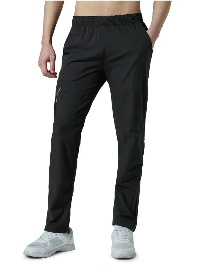 تكنوسبورت Technosport Solid Mid Rise Stretch Trackpants