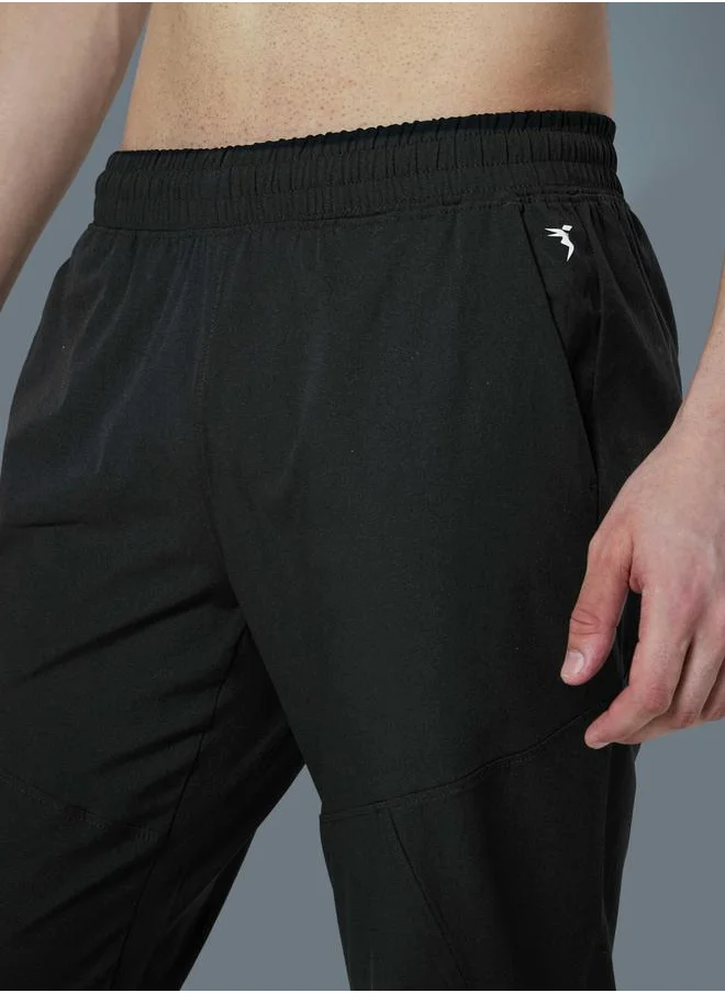 تكنوسبورت Technosport Solid Mid Rise Stretch Trackpants