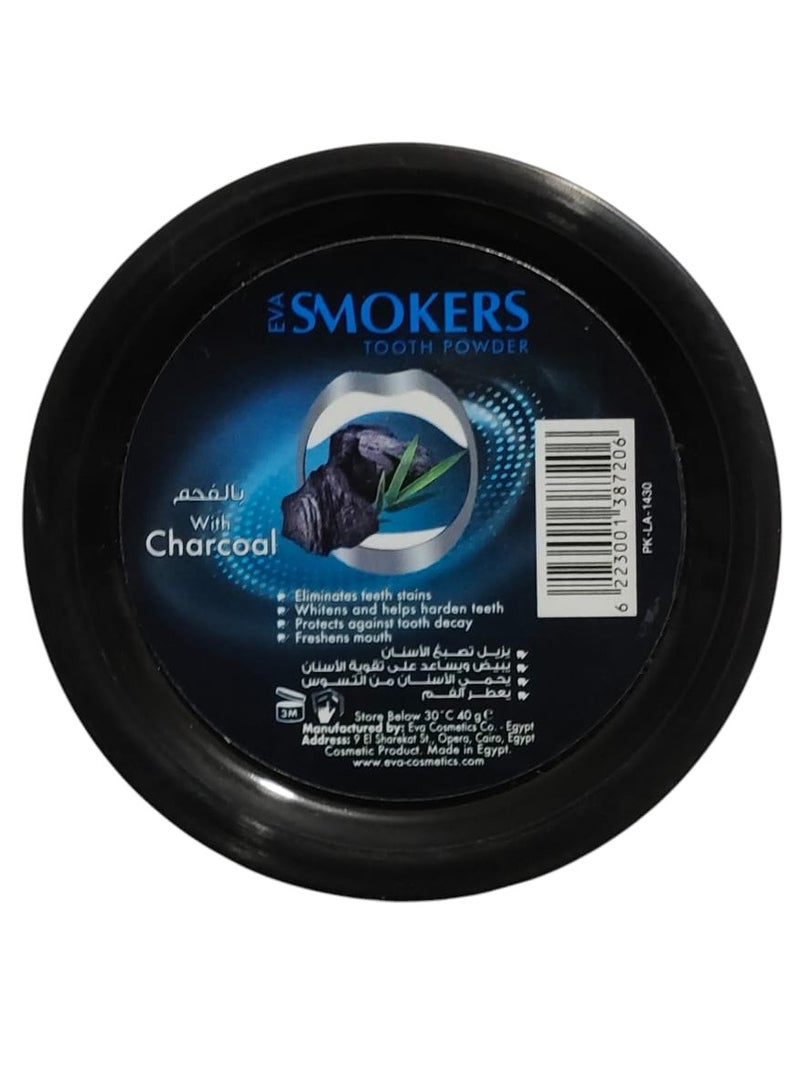 Eva Smokers Tooth Powder With Charcoal 40g