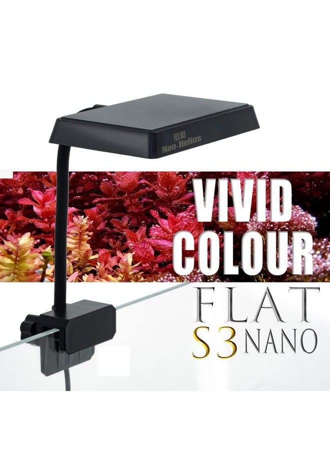 VAYINATO - VAYINATO Neo Helios Flat Nano S3 Plus, 13W Full Spectrum Planted Tank Led Aquarium Light By Petzlifeworld - Image 1