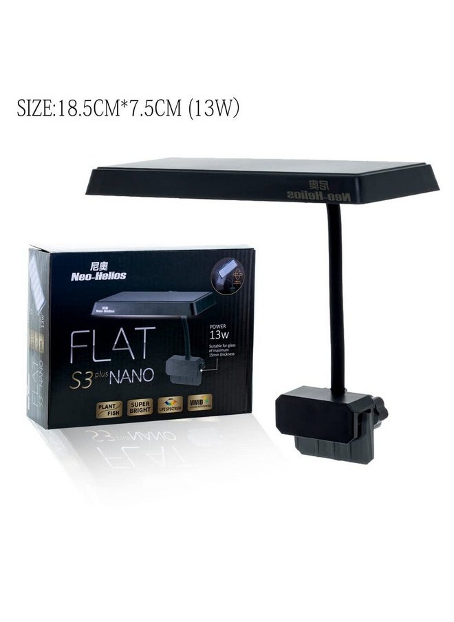 VAYINATO - VAYINATO Neo Helios Flat Nano S3 Plus, 13W Full Spectrum Planted Tank Led Aquarium Light By Petzlifeworld - Image 1