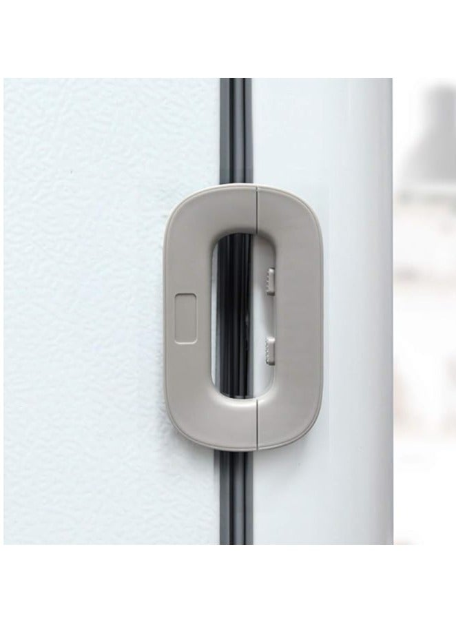 Jolik Child Safety Fridge Lock – No-Drill Refrigerator Door Lock with 3M Adhesive for Baby & Toddler Proofing – Easy Install Freezer Lock for Kids, Pets & Home Safety baby safety fridge lock  - Image 1