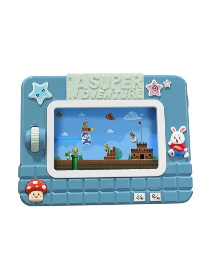 ممز بلانيت جهاز ألعاب إلكتروني محمول كلاسيكي بشاشة ملونة - رفيقك الترفيهي المدمج بتصميم فريد ولون أزرق جذاب_ العاب محمول-العاب اطفال - العاب حركه-لعبه -لعبة الكترونية للاطفال-لعبة تفاعلية للاطفال-العاب اطفال تعليمية-هدايا للاطفال - Image 3