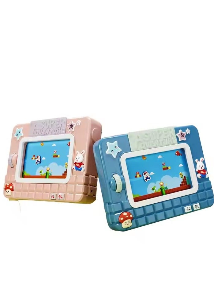 ممز بلانيت جهاز ألعاب إلكتروني محمول كلاسيكي بشاشة ملونة - رفيقك الترفيهي المدمج بتصميم فريد ولون أزرق جذاب_ العاب محمول-العاب اطفال - العاب حركه-لعبه -لعبة الكترونية للاطفال-لعبة تفاعلية للاطفال-العاب اطفال تعليمية-هدايا للاطفال - Image 5