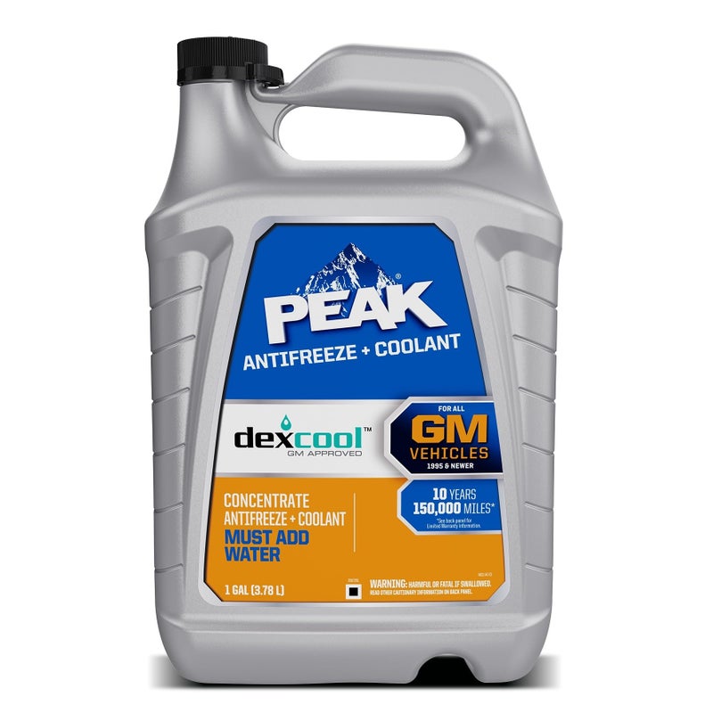 PEAK سائل تبريد بيك ديكس كول مضاد للتجمد سائل تبريد محرك ممتاز مع مضاد للتجمد مزيج سائل تبريد للسيارات لمركبات جنرال موتورز 1 جالون - Image 2
