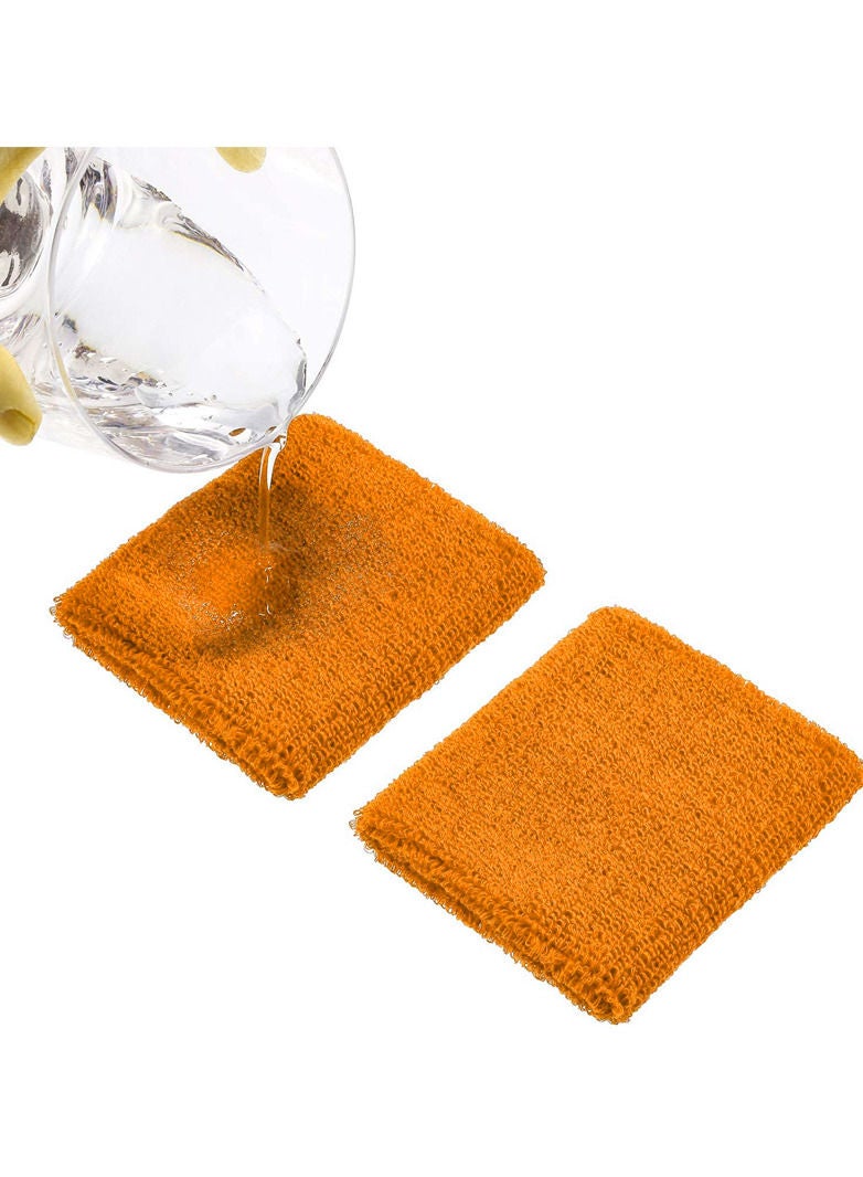 Spall Direct Absorbent Wrist Sweatbands for Athletic Men and Women - 6 Pcs Tennis Wrist Sweat Bands for Gym & Running-Wicking Wristbands for Exercise - Image 3