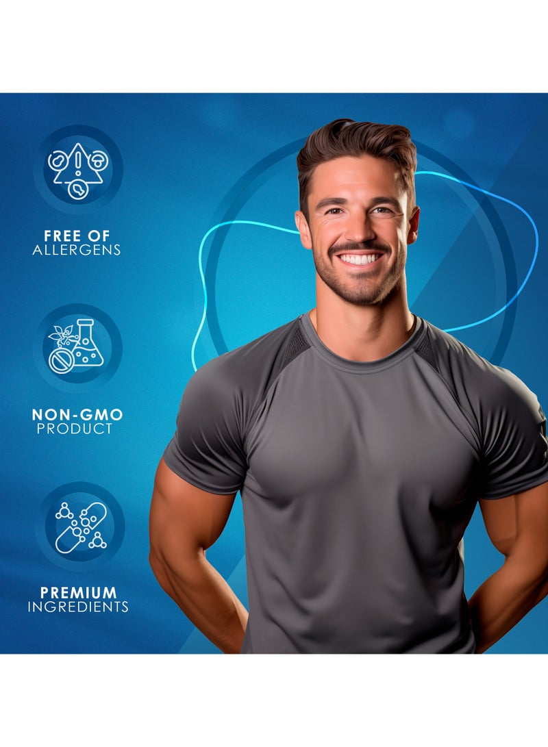 Ambrosial Glucosamine Chondroitin Joint Care Supplements for High Mobility & Flexibility | High Strength Glucosamine Chondroitin with Curcumin, Collagen, Boswellia & Rosehip Extracts | 120 Tablets - Image 5