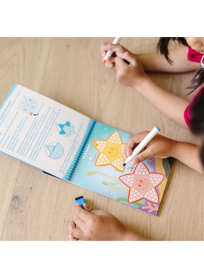 Melissa & Doug On-the-Go Wipe-Off Activity Pad – 17 Reusable Games with 2 Dry-Erase Markers - Image 4