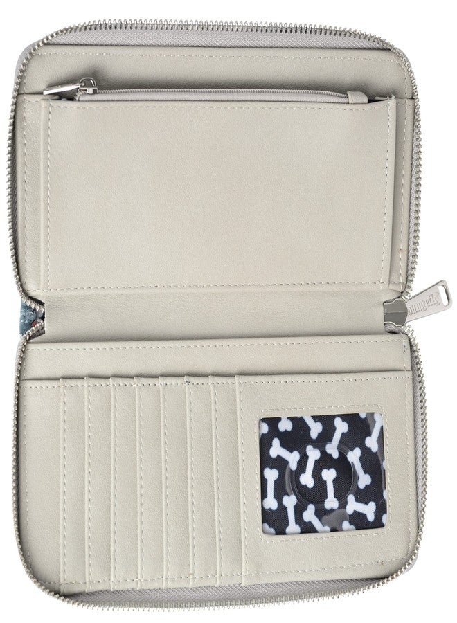 Loungefly Disney Dogs Wallet Zip Around Clutch Faux Leather (Grey) - Image 4