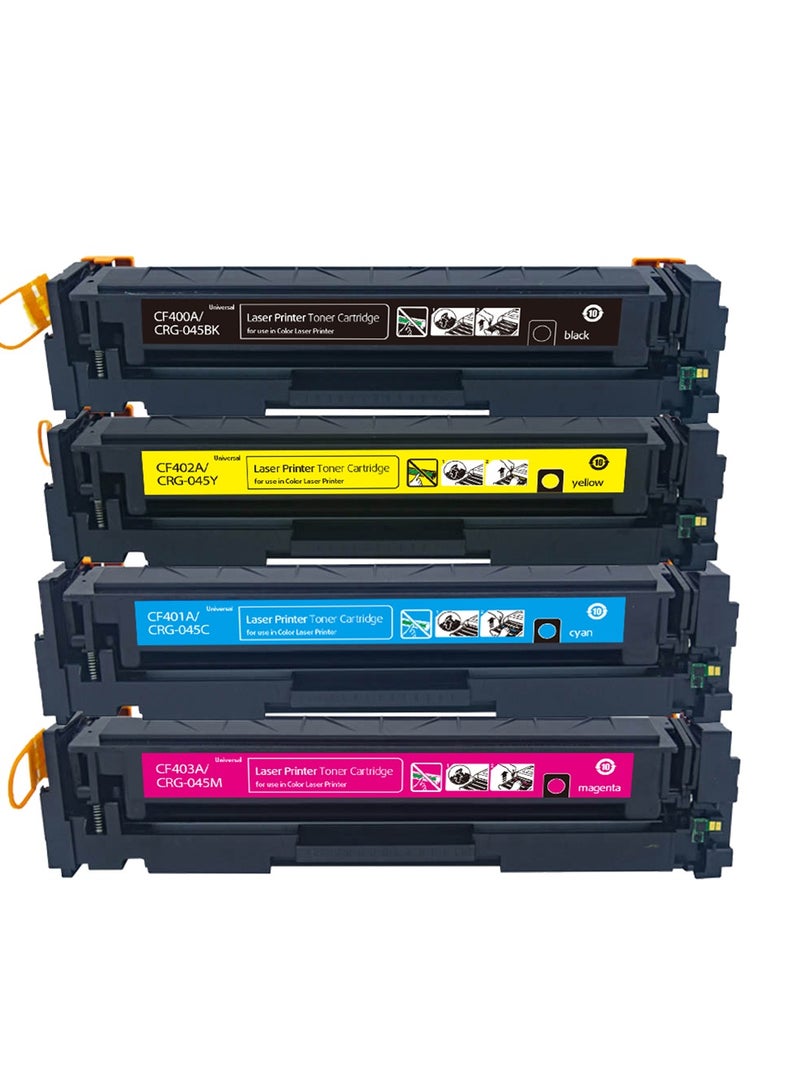 ASTA Toner Cartridge CRG 045 BK C Y M Compatible For Canon imageCLASS LBP-611Cn LBP-612Cdw MF632Cdw MF634Cdw MF635Cx LBP-611Cn LBP-613Cdw MF631Cn MF633Cdw MF635Cx printer 045 - Image 2